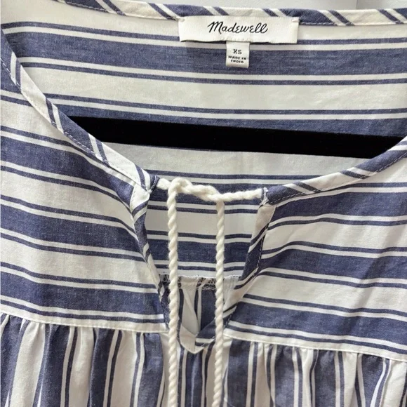 NWOT • Madewell • peasant top in shea stripe - Picture 5 of 12